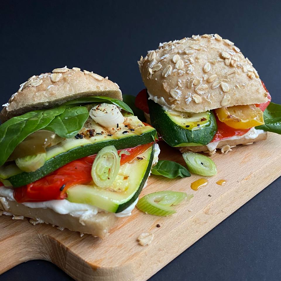 Grillgemüse-Sandwich