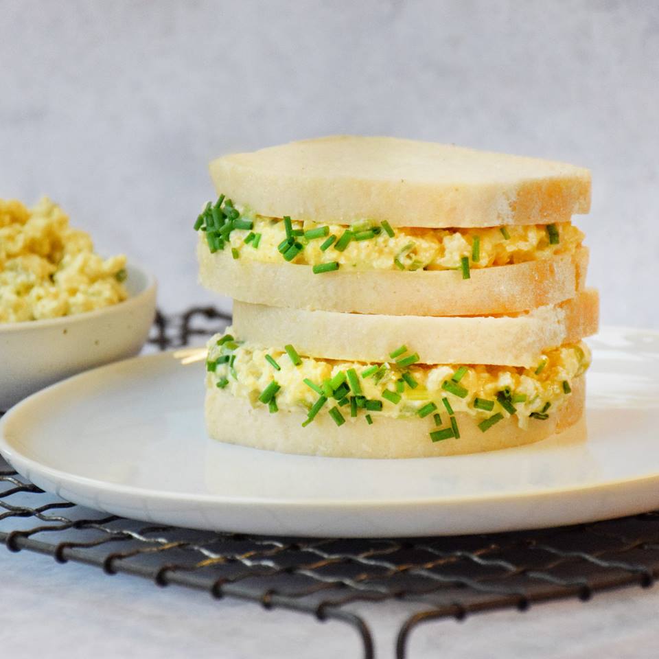 Vegane Eiersalat-Sandwiches